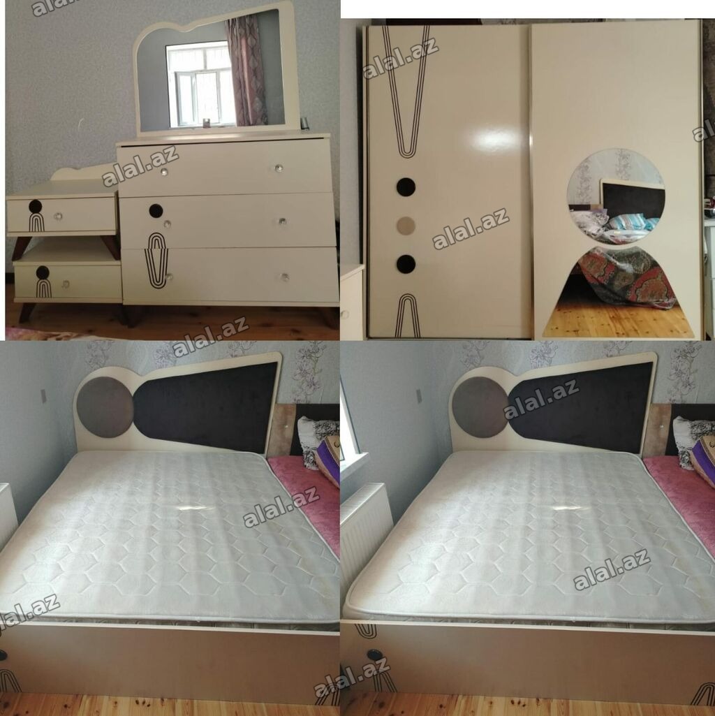 İkinəfərlik çarpayı, Termo, Dolab, 2 tumba, İşlənmiş