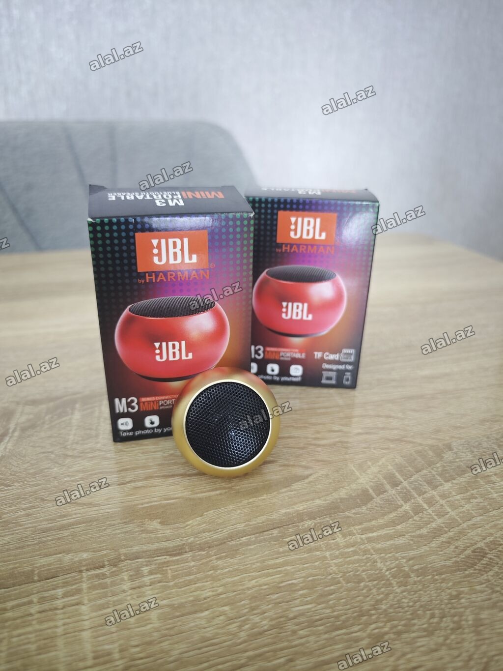 Yeni JBL Kolonka, Növ - Portativ, rəng - Qızılı