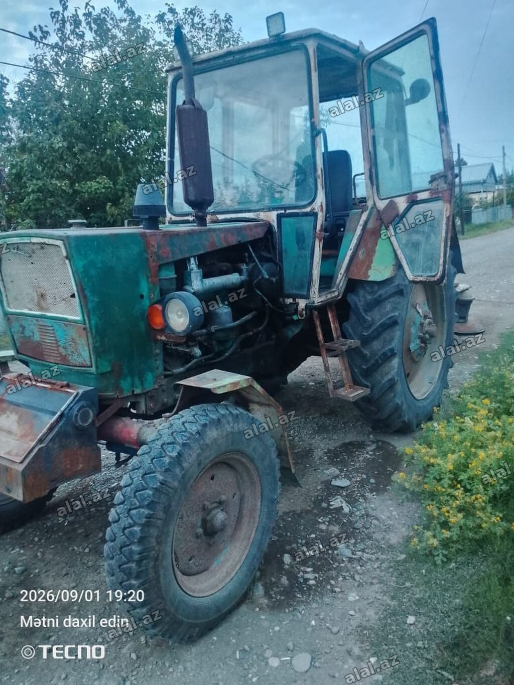 Traktor Yumz 1988 il, 80 at gücü, motor 2.9 l, İşlənmiş