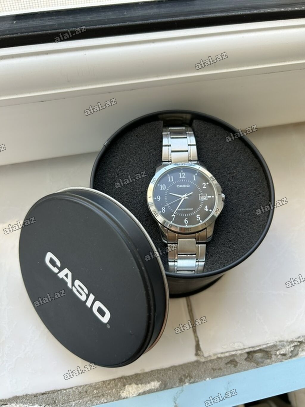İşlənmiş, Qol saatı, Casio, rəng - Gümüşü