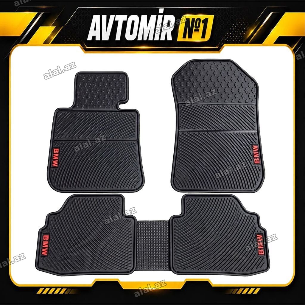 BMW E46 1998-2006 üçün salon rezin ayaqaltı BMW E46 1998-2006 üçün