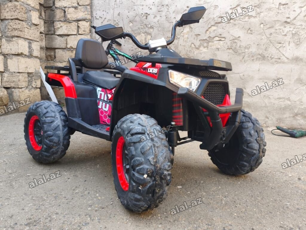 Uşaq elektrik kvadrosikl – 4 təkərli, off-road tərzli - Güclü dizayn