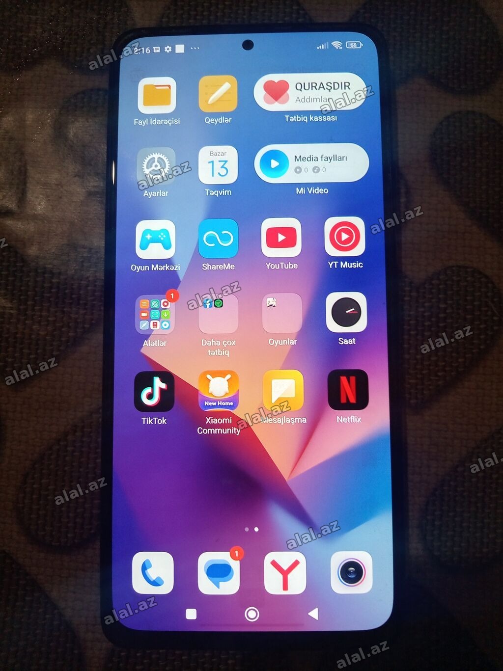 Redmi Note 10, 256 GB, rəng - Bənövşəyi, İki sim kartlı