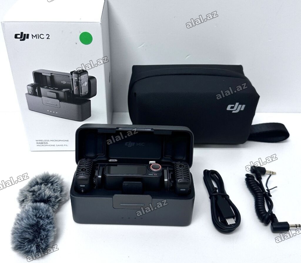 DJİ MİC 2 yaxa mikrofonu 🔋 Batareya və İş MüddətiÖtürücü (TX) və