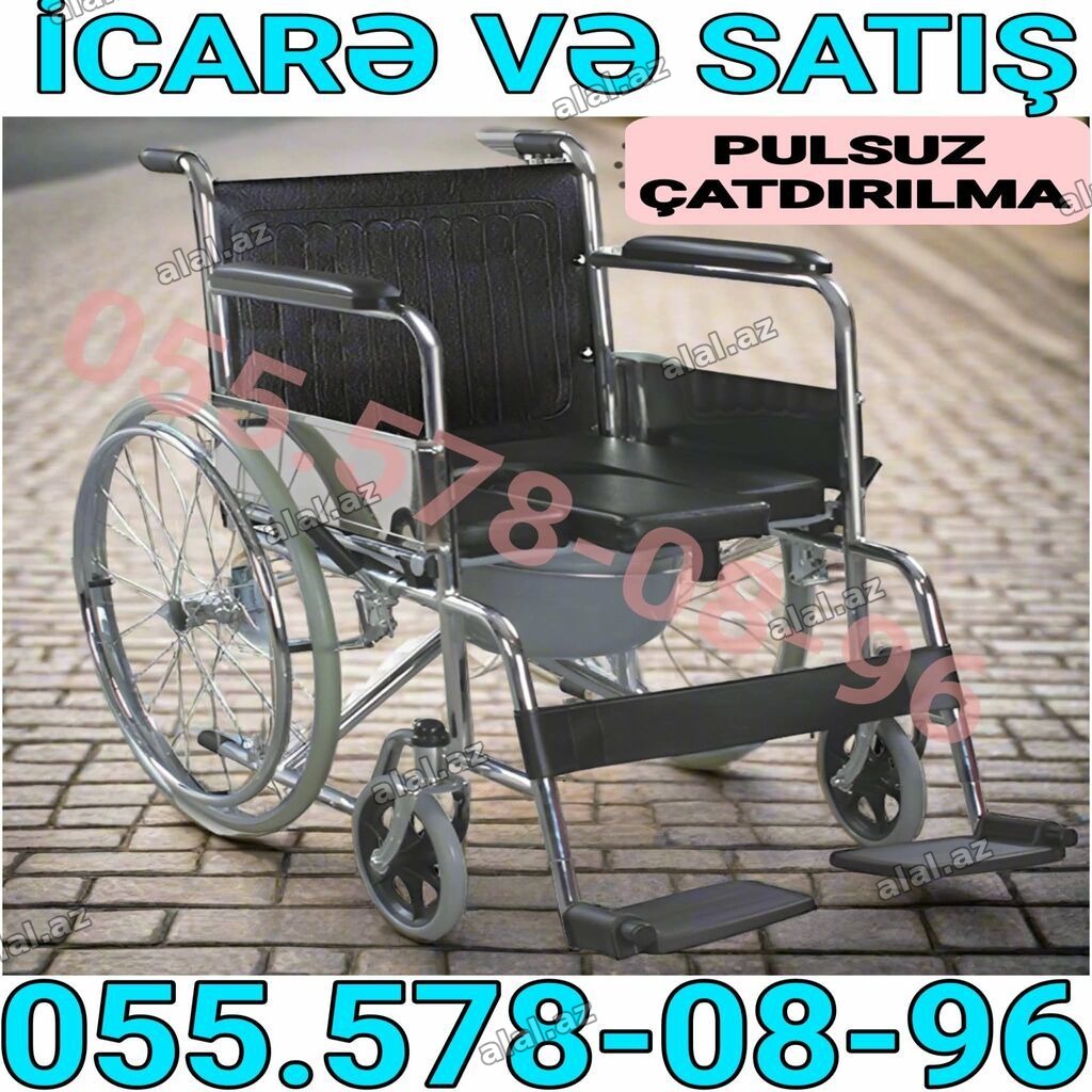 Manual təkərli əlil arabası – icarə və satış. Xüsusiyyətlər: - Möhkəm