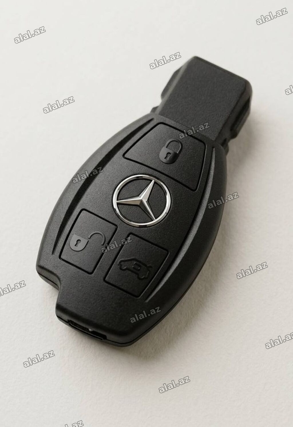 Mercedes-Benz uzaqdan idarə olunan açar fobu - 3 düyməli dizayn