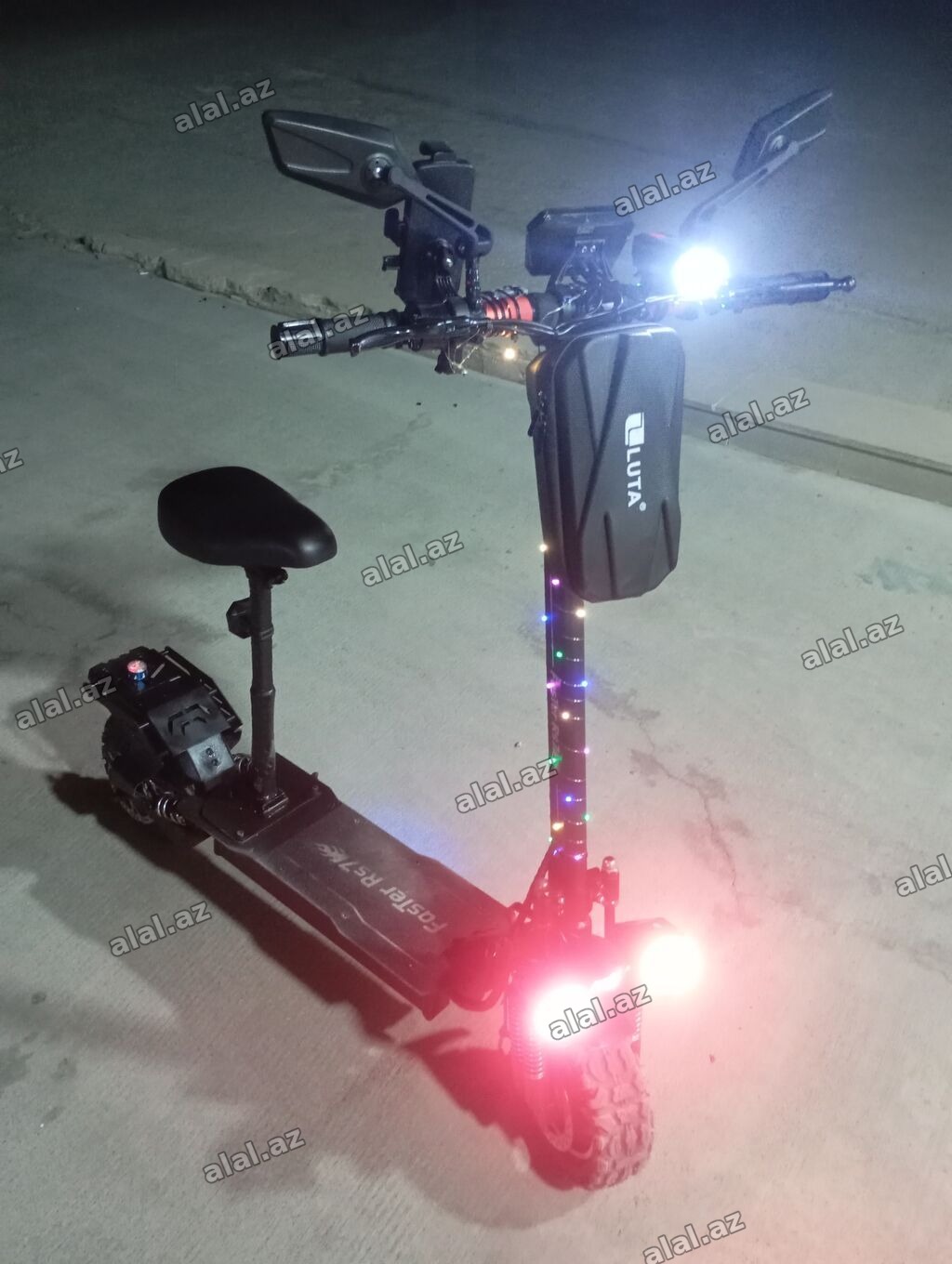 Yeni Skuter FasTer Rs7 Elektrikli skuter – oturacaqlı, iri təkərli və