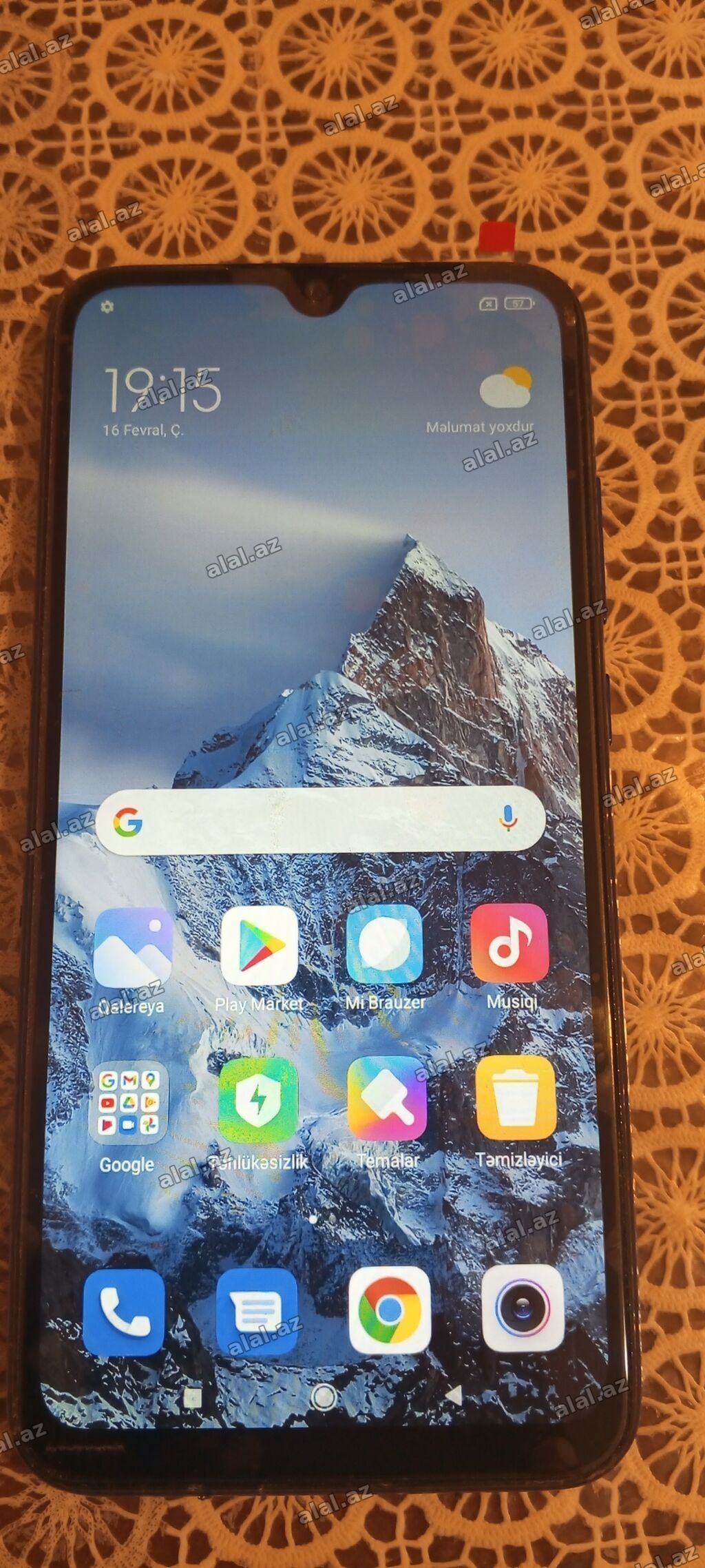 Redmi Note 8, 64 GB, rəng - Göy, Barmaq izi