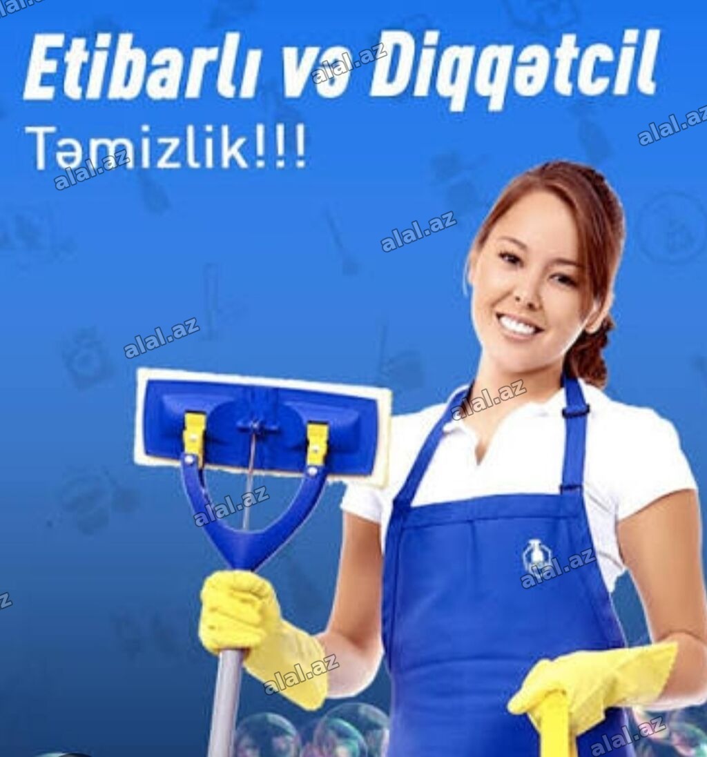 Salam.2 nefer Ana bala ev,ofis, obyekt təmizlik işine gedirik işimizi