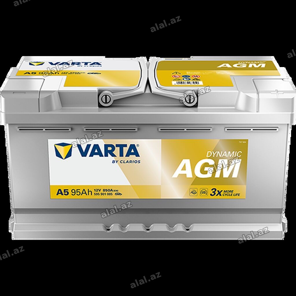 Varta, 95 ah, Orijinal, Almaniya, Yeni