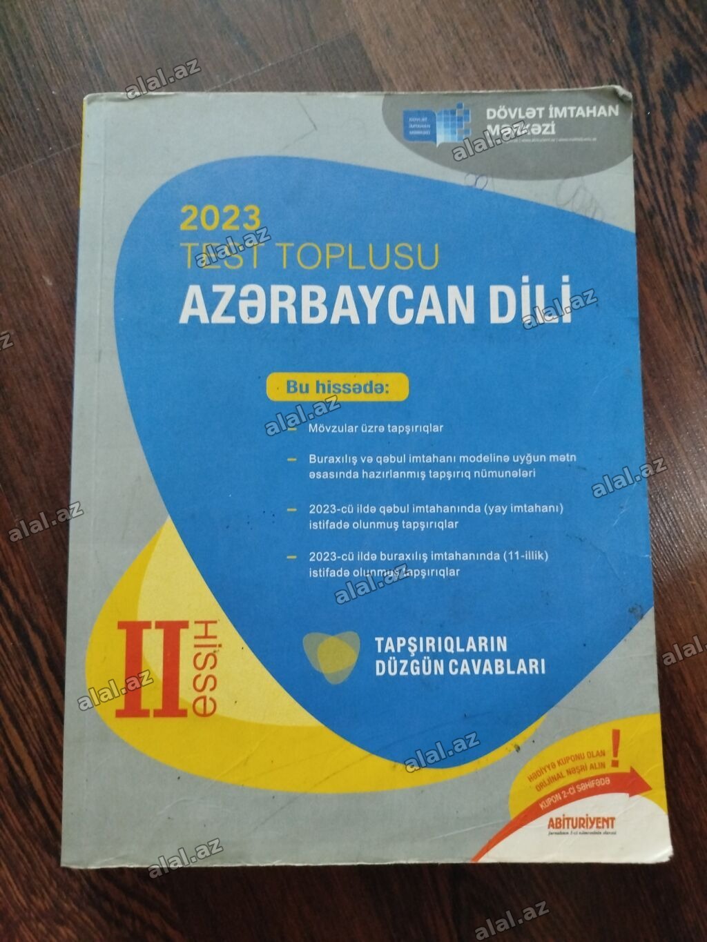 Məhsul: “2023 Test Toplusu – Azərbaycan dili”, II hissə (Dövlət