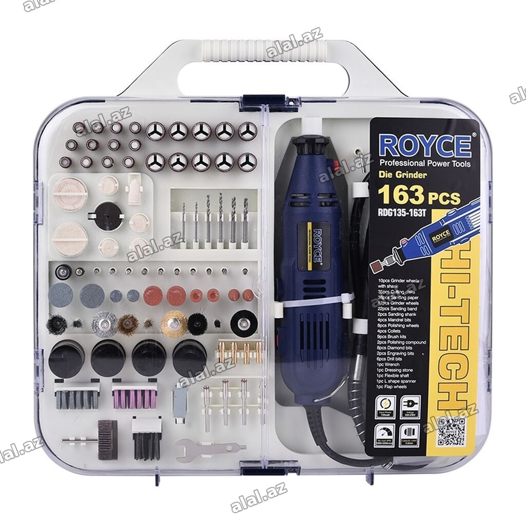 ROYCE Professional Power Tools – RDG135-163T Mini Drel/Die Grinder