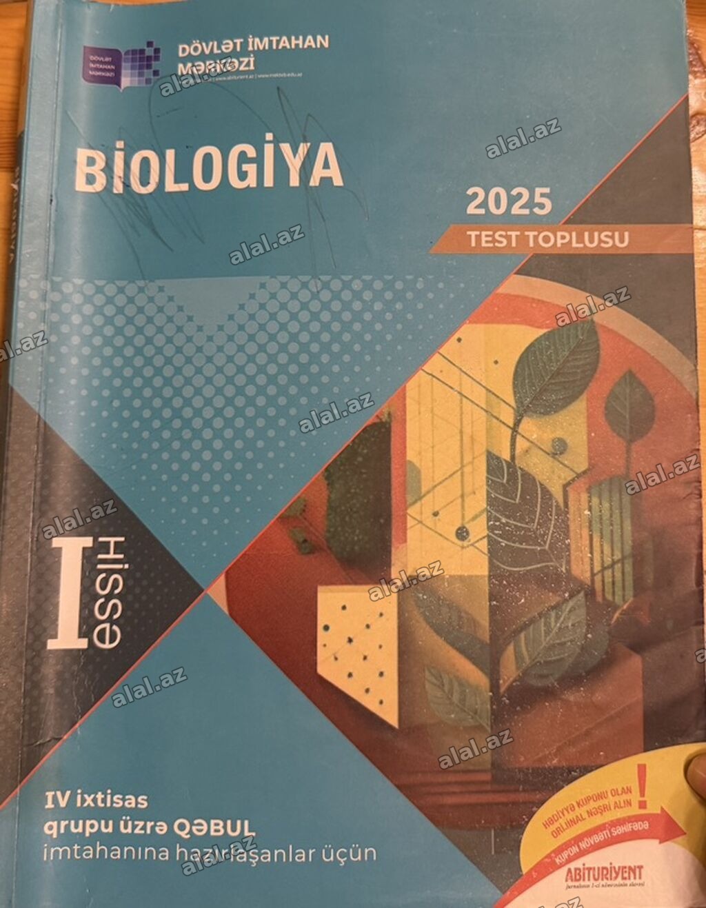 Məhsul: “Biologiya 2025 – Test Toplusu”, Dövlət İmtahan Mərkəzi (DİM)