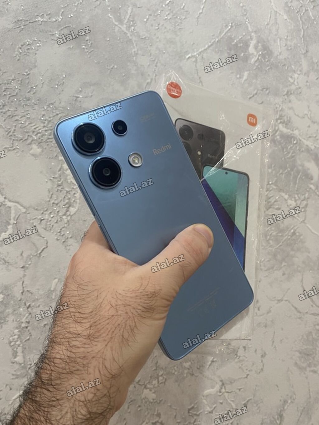 Redmi Note 13, 128 GB, rəng - Mavi, Barmaq izi, Face ID