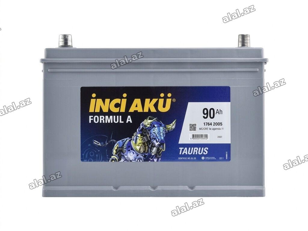 Inci Akü, 90 ah, Orijinal, Türkiyə, Yeni