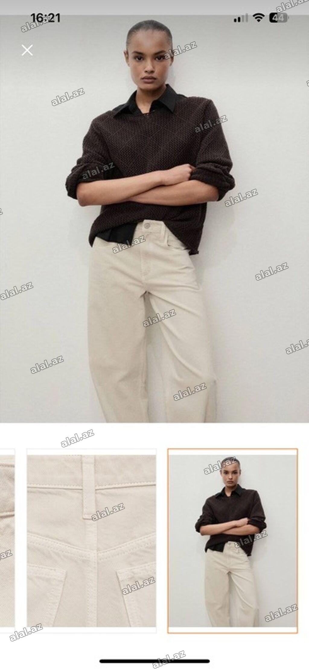 Mango yuksek belli balon jean. Geyinilib iki defe yeni kimidi