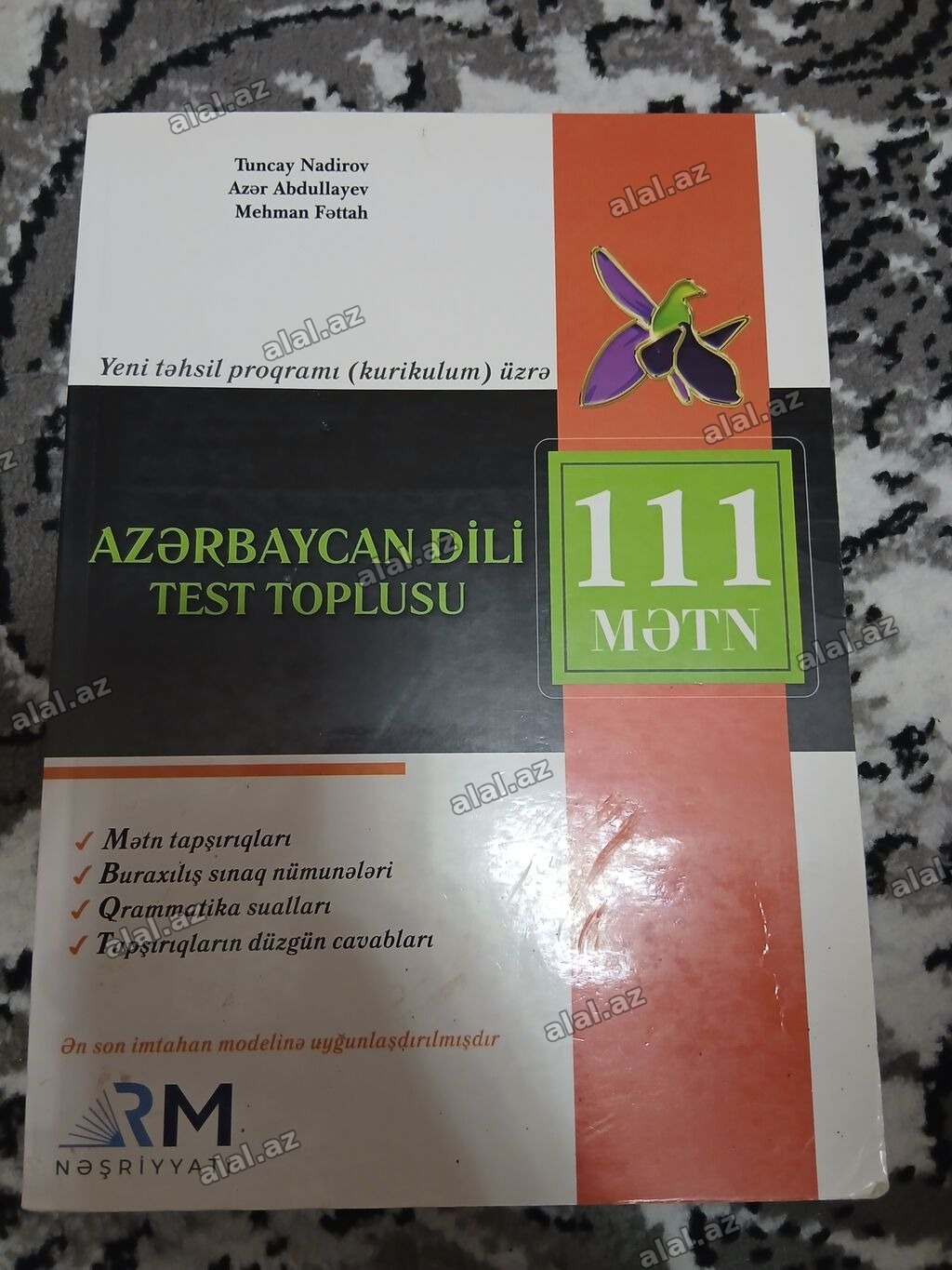 Azərbaycan dili 11-ci sinif, 2019 il, Ünvandan götürmə