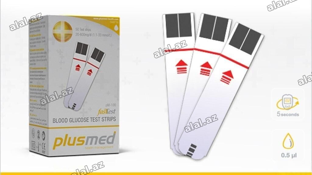 Hemoglobin Stripi, PLUSMED (50 test strip) TRIMPEKSHemoglobinStripi