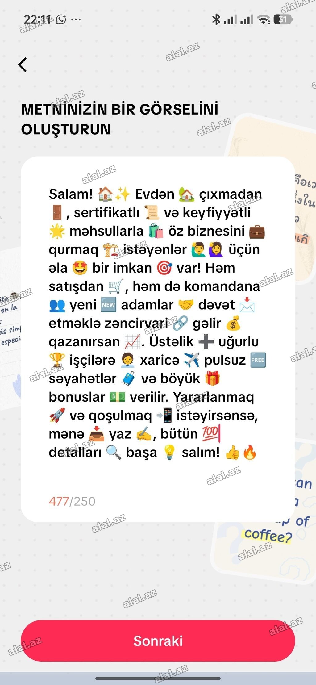Homm Life Azerbaijan – şəbəkə marketinqi üzrə imkan - Evdən çıxmadan