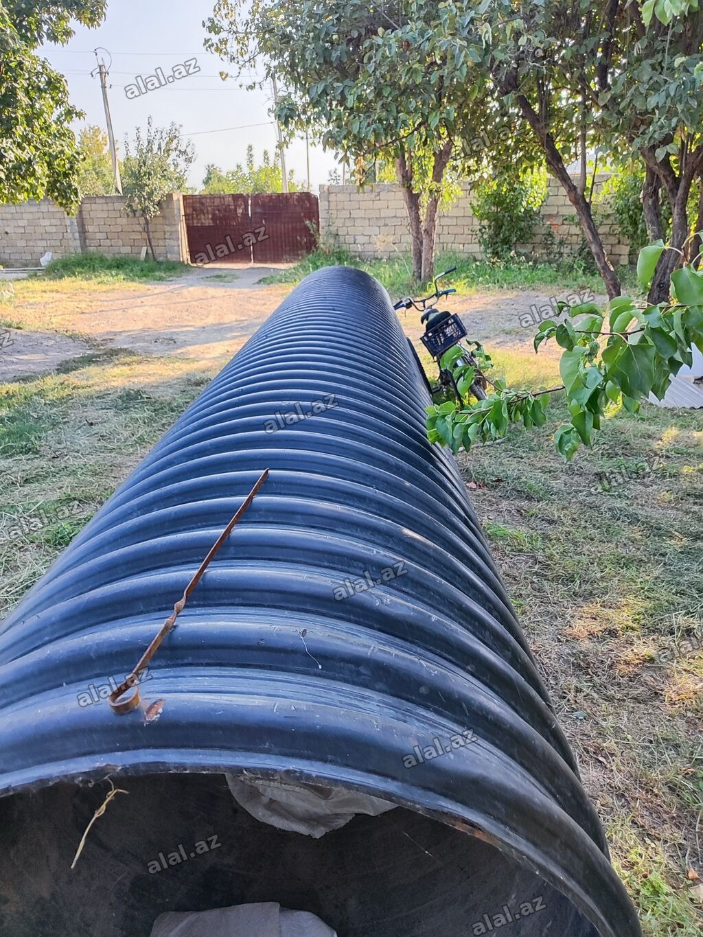 Boru Qofralı, Plastik, 1000 mm, Yeni