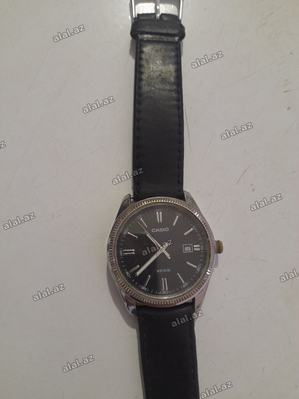 İşlənmiş, Qol saatı, Casio, rəng - Gümüşü