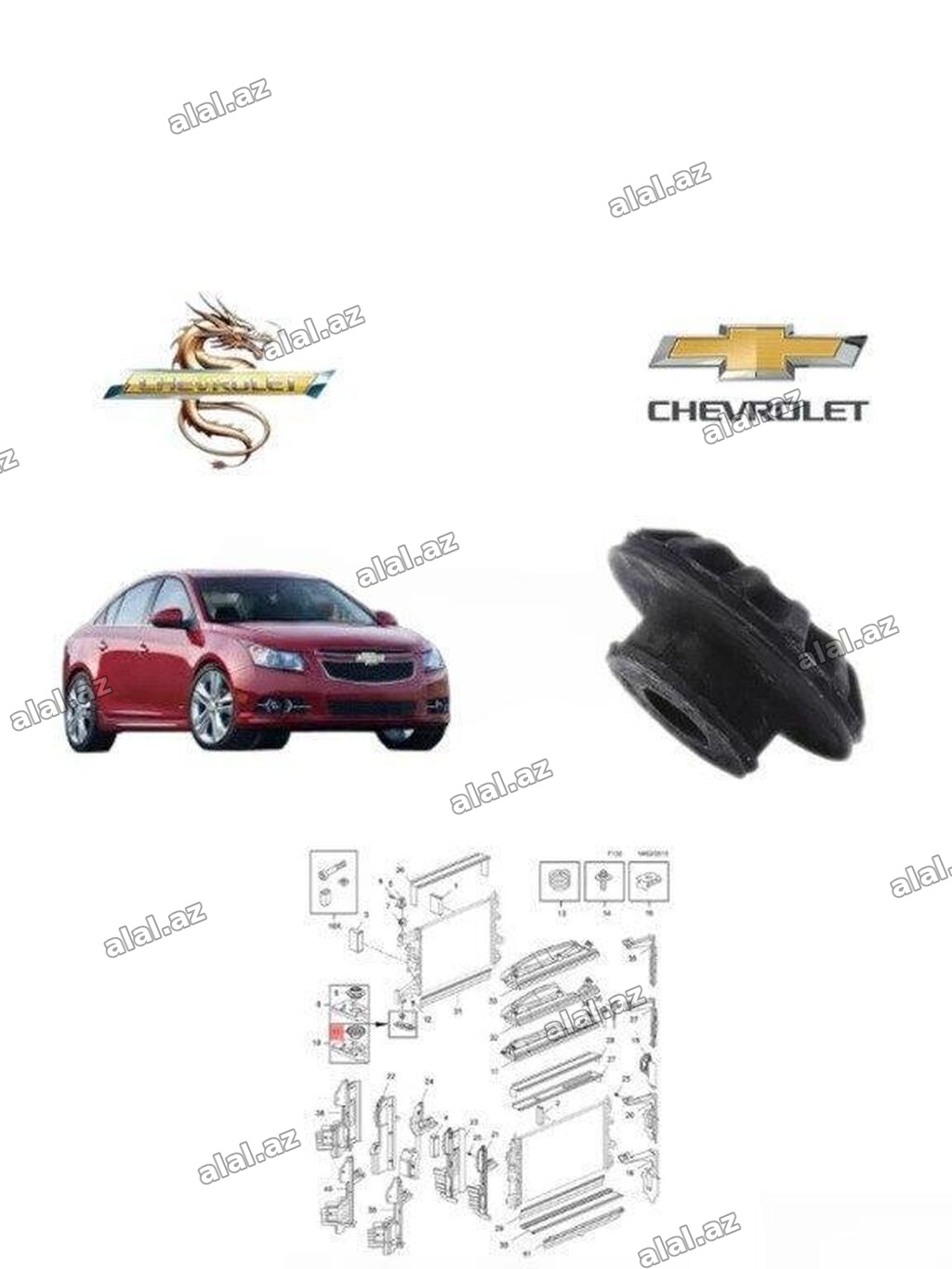 Chevrolet Cruze 2017 il, Analoq, Çin, Yeni