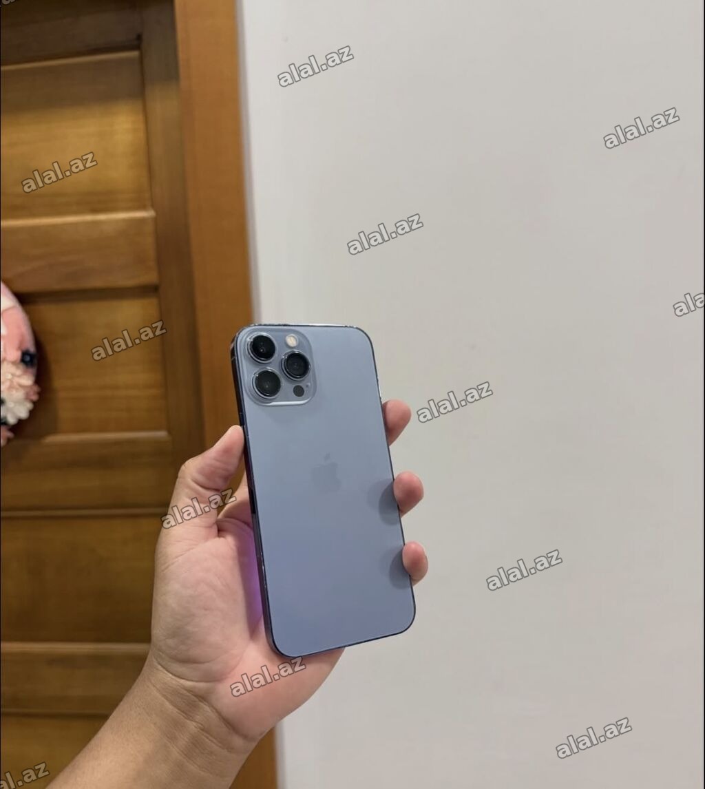 IPhone 13 Pro, 128 GB, Sierra Blue, Zəmanət, Simsiz şarj, Face ID