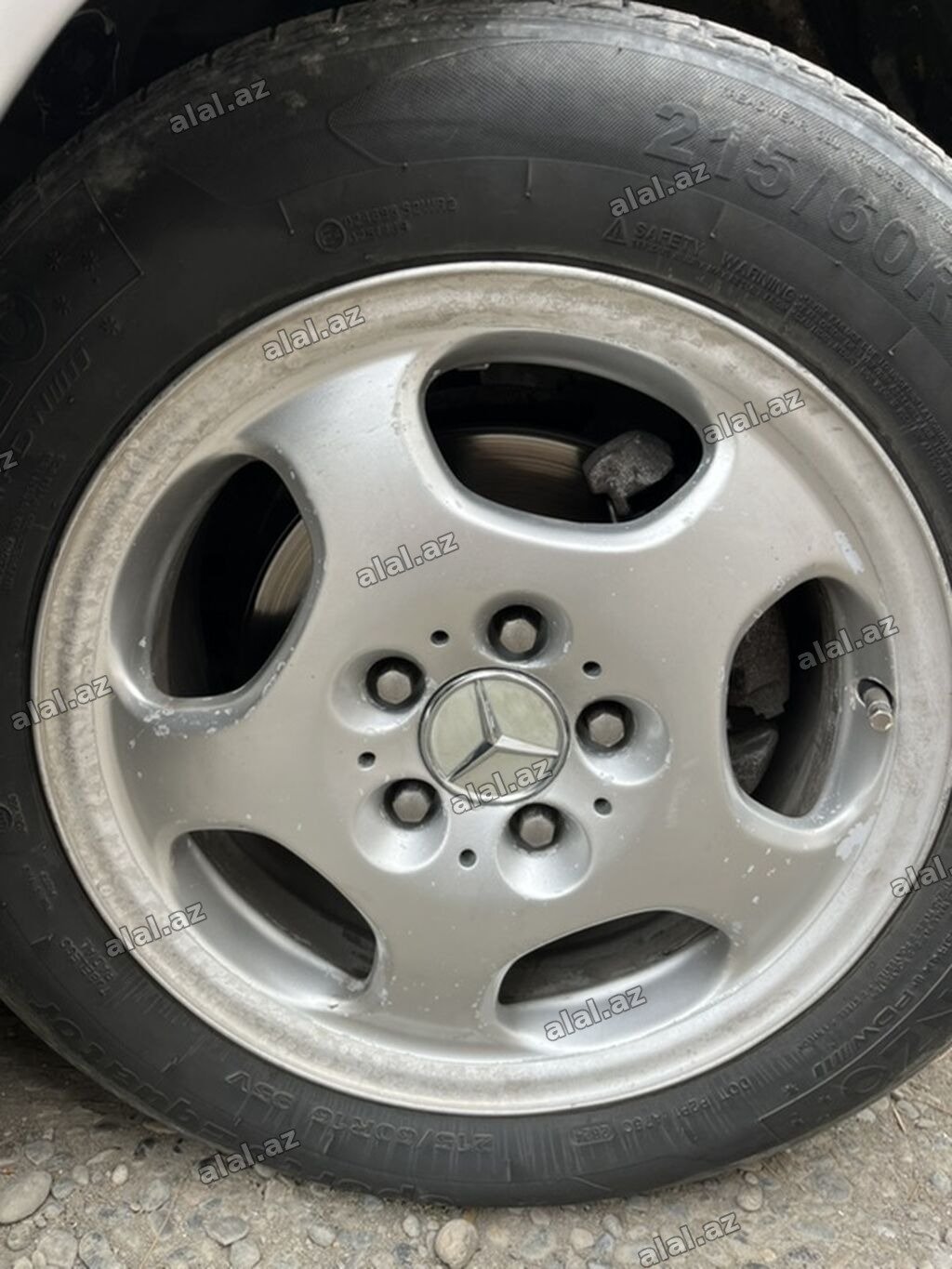 Mercedes-Benz orijinal yüngül lehimli disk dəsti - Modell