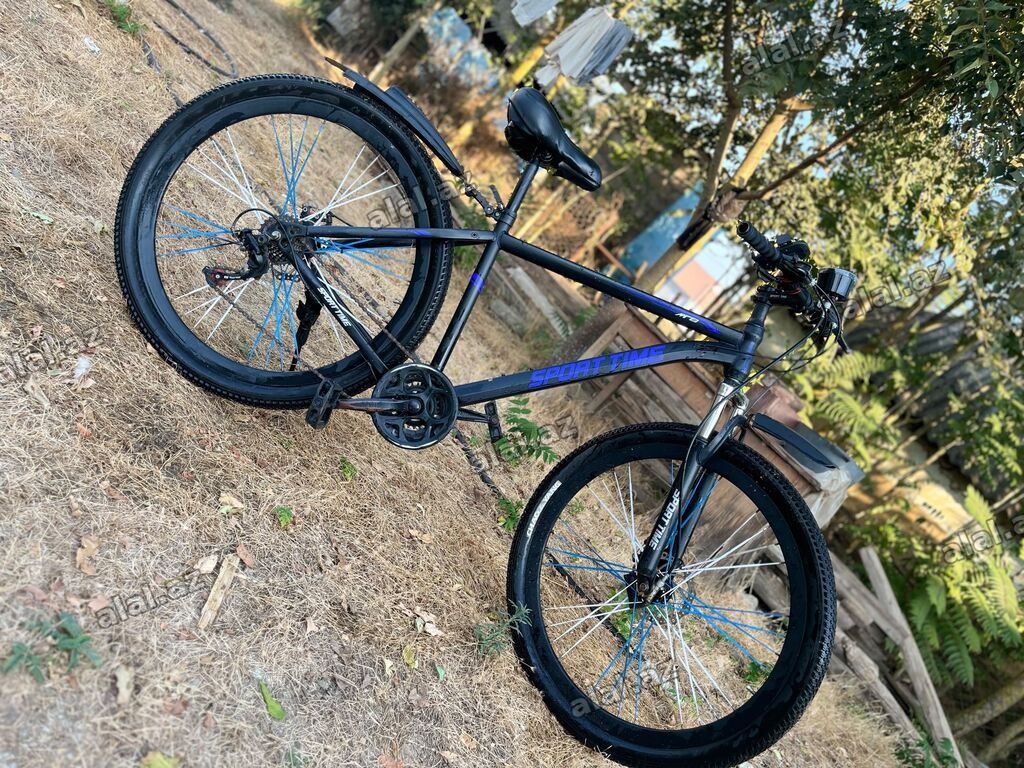 Sport Time MTB velosiped - Çərçivə: polad, klassik MTB geometriyası