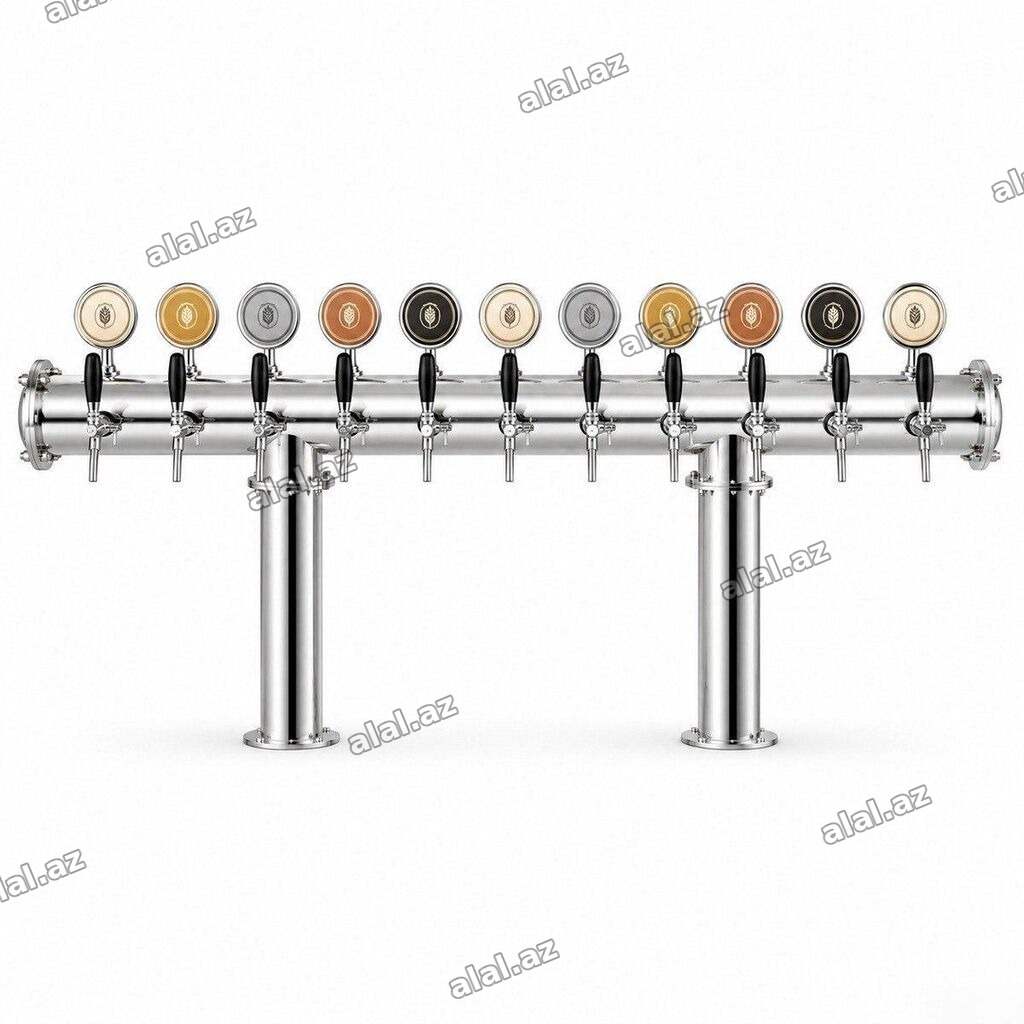 Pivə üçün T11 gümüş 11 çıxışlı Kobra pivə kranı / Beer Tower Pivə