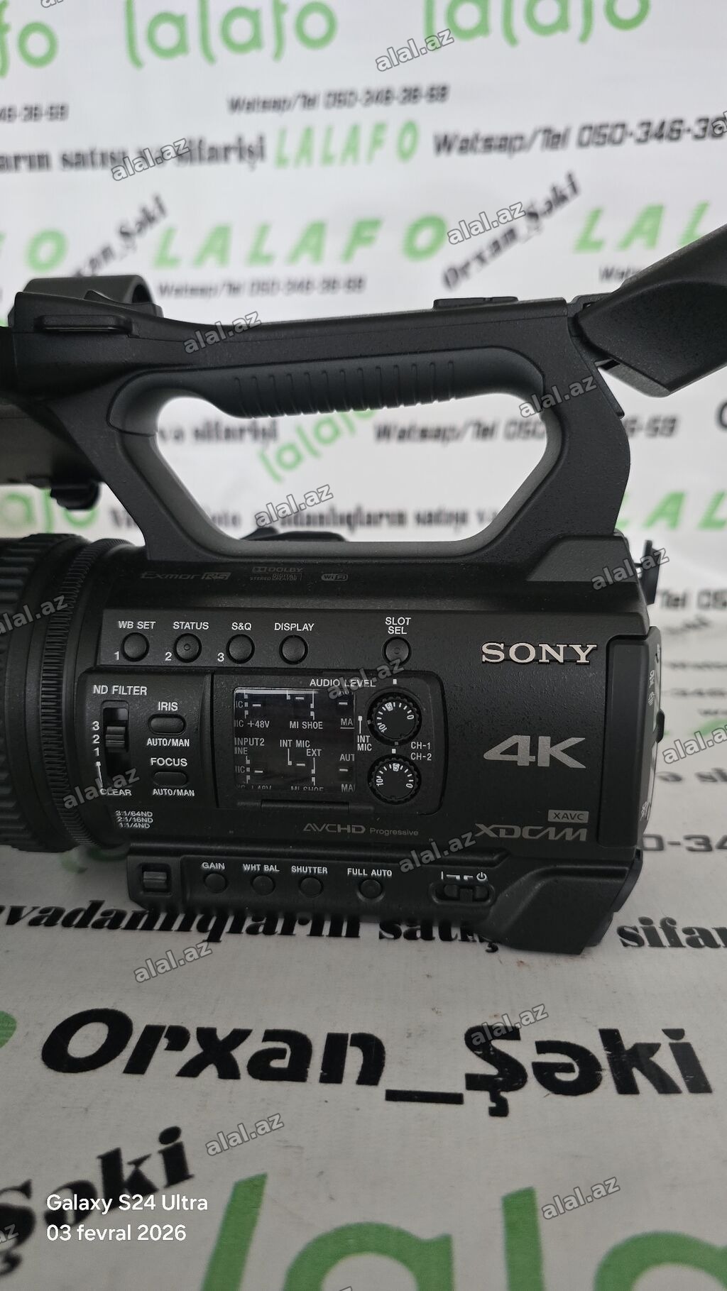 Sony PXW-Z150 peşəkar 4K videokamera 0 təzə. Orxan_Şəki