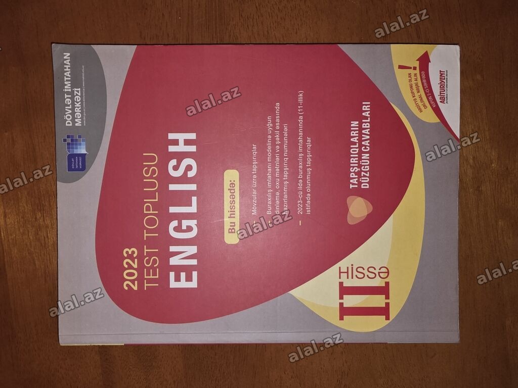 İngilis dili Testlər 11-ci sinif, DİM, 2-ci hissə, 2023 il