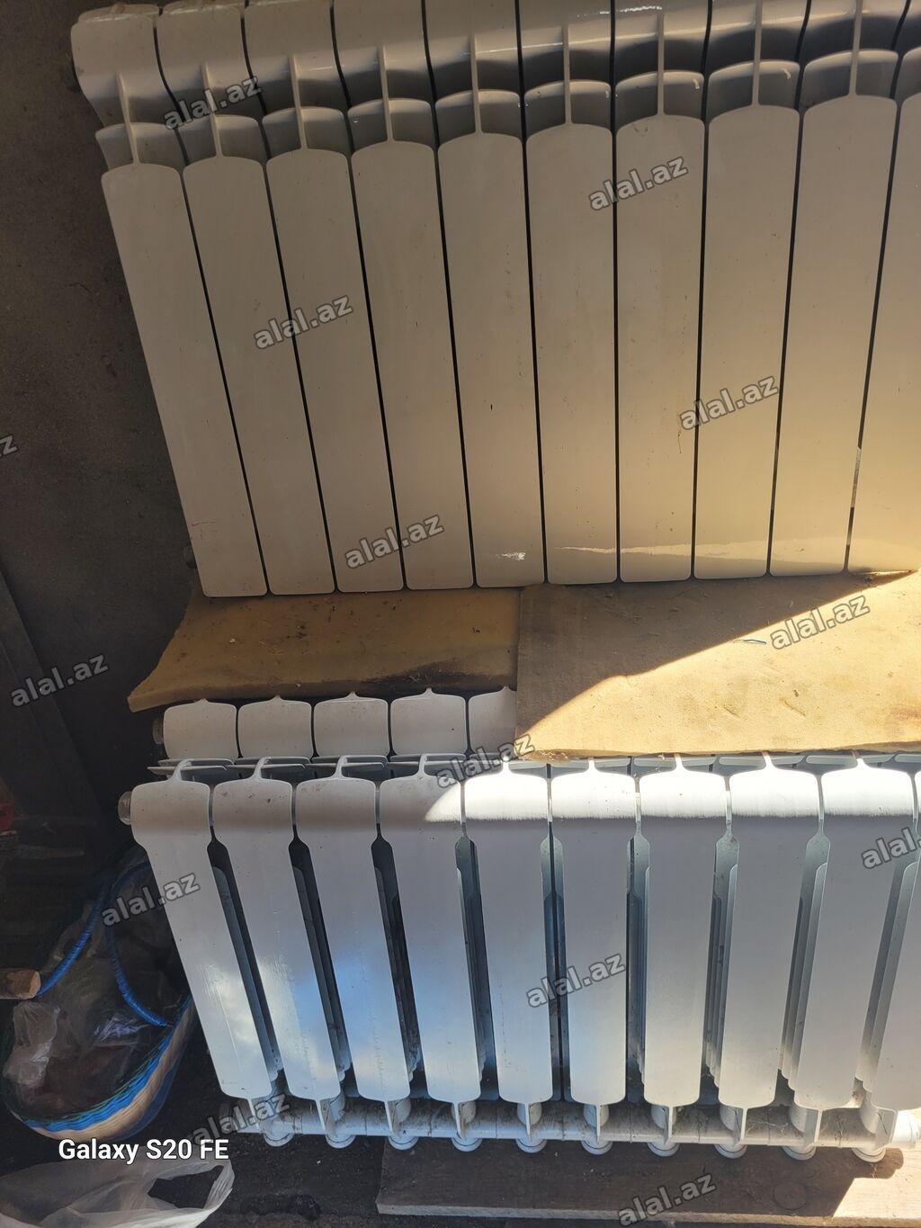 Alüminium radiatorlar 6x 6 denesi 540m butun aksesuarlari ile