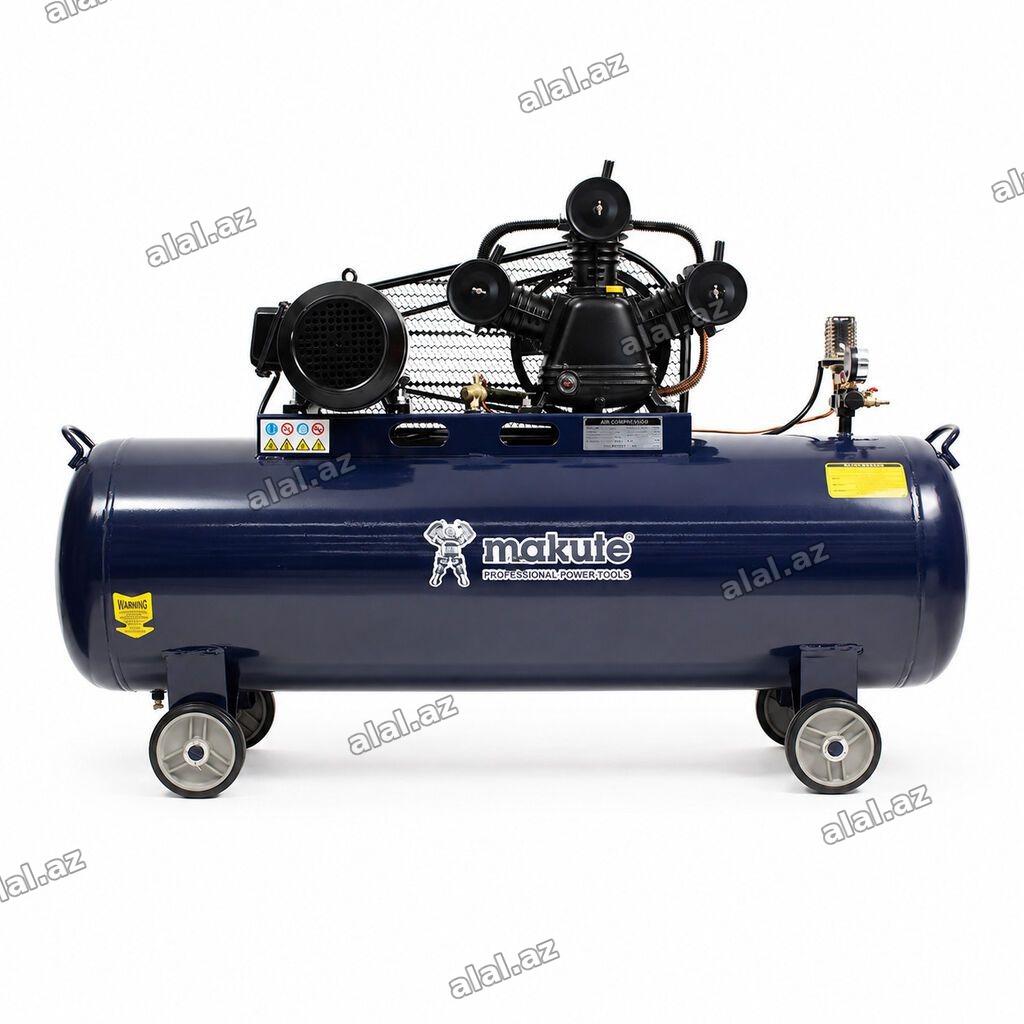 №: 8910 Məhsulun adı: Hava kompressoru Makute 200l 380Vt Model: V-0.36