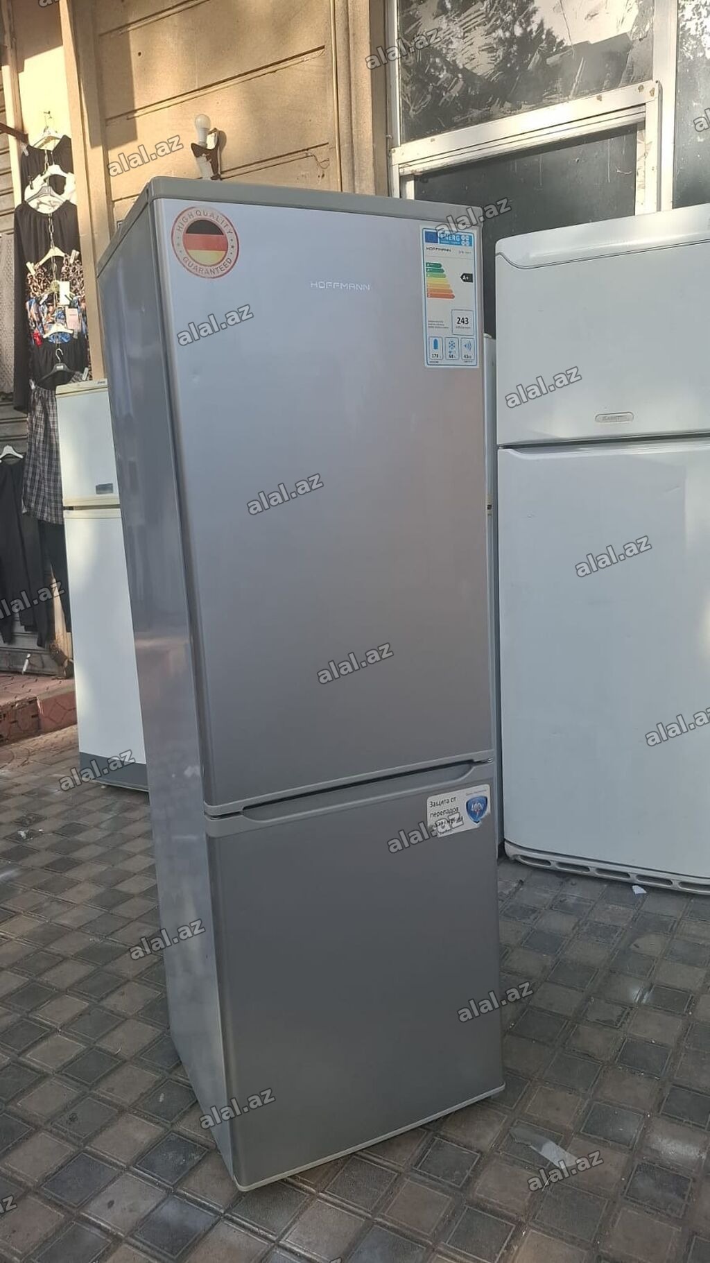 Hoffmann iki kameralı soyuducu - Rəng: gümüş/metallik - Üst kamera –