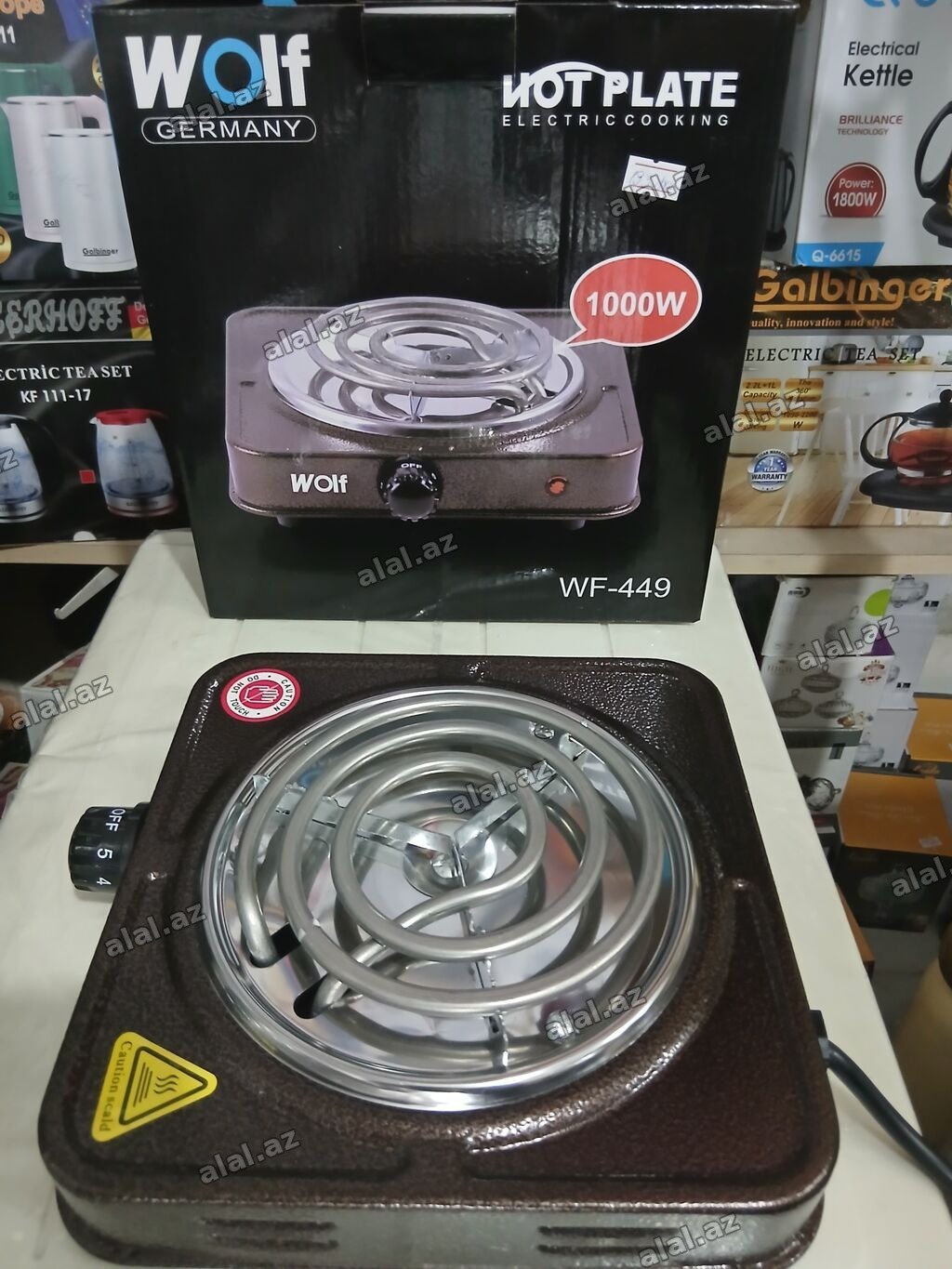 Elektrik sobası Stolüstü, 1 gözlü, Yeni