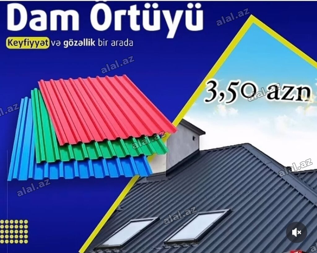 Şifer, Dəmir, Yeni, Pulsuz çatdırılma, Zəmanətli