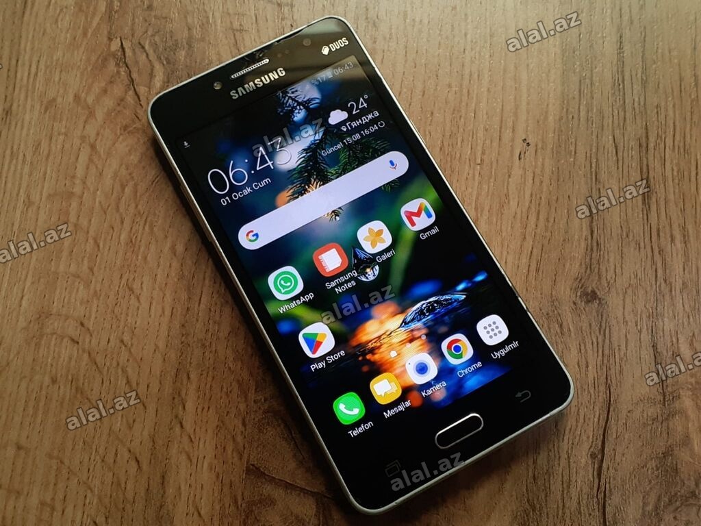 Samsung Galaxy Grand 2, 8 GB, rəng - Qara, İki sim kartlı, Sənədlərlə, Düyməli