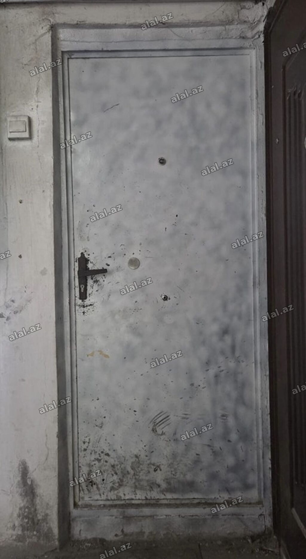 Metal giriş qapısı - Material: tam metal konstruksiya, möhkəm çərçivə