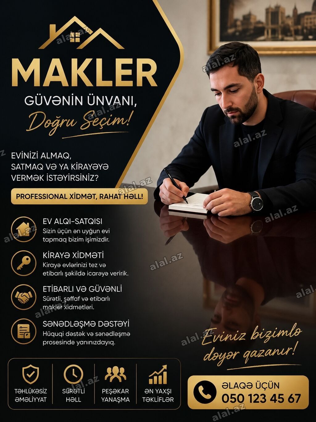 Makler, Kişi, 1-2 illik təcrübə