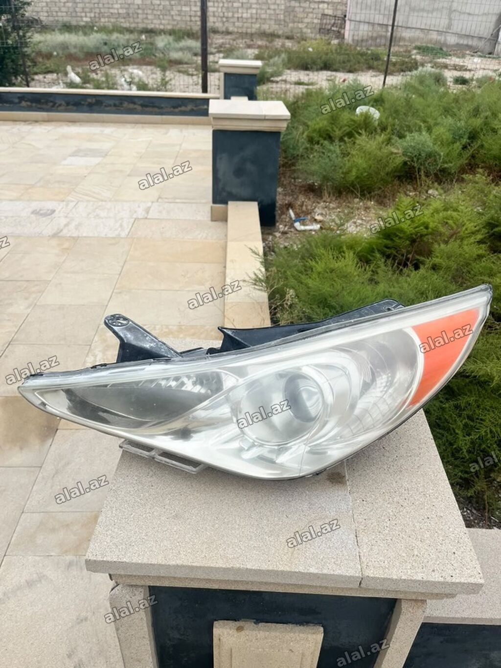 Hyundai Elantra üçün ön far (sol tərəf) - Korpus: orijinal plastik