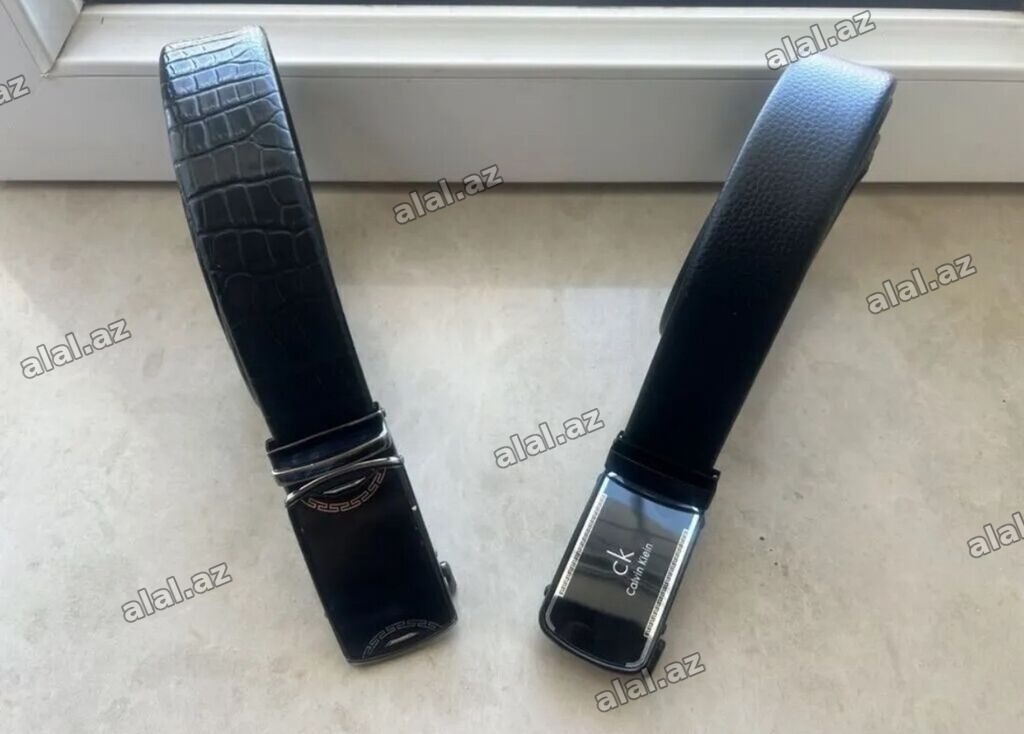 Məhsul: Kişi kəmərləri (qara rəngdə, müxtəlif modellər) - Material