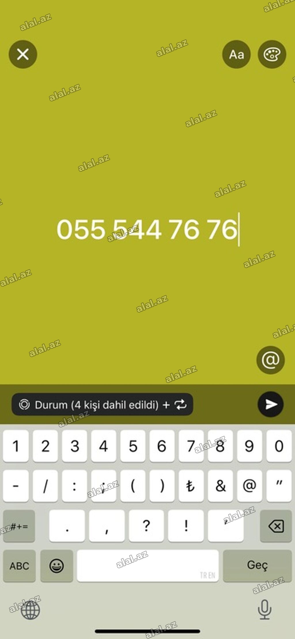 Xüsusi nömrə satışı – 055 544 76 76 - Yadda qalan, asan yığılan