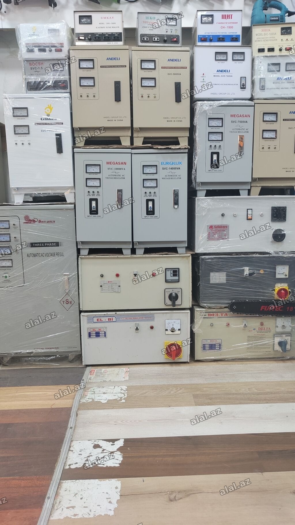 Yeni, Ev üçün, 1 faza, Gərginliy stabilizatoru, 150 V, Pulsuz çatdırılma, Rayonl