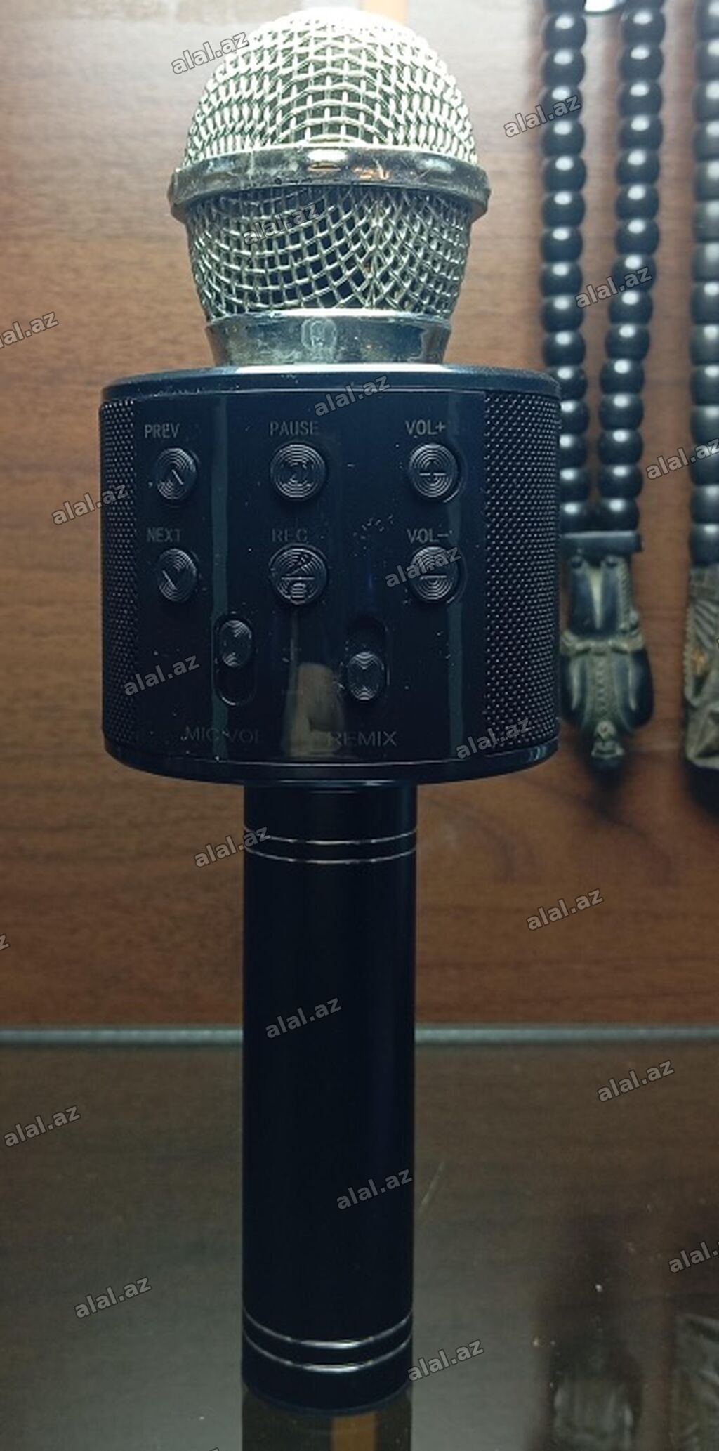 Bluetooth Karaoke Mikrafon (WS-858) Tam işlək vəziyyətdədir. Telefona
