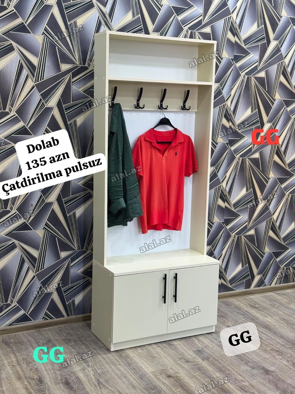 Dəhliz dolabı – 135 AZN Ölçü: 200×35×80 sm Rənglər mövcuddur Şəhərçi
