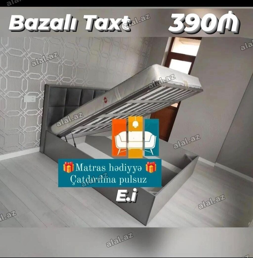 Bazalı taxt - Qaldırılan mexanizmli bazalı konstruksiya: yuxarı