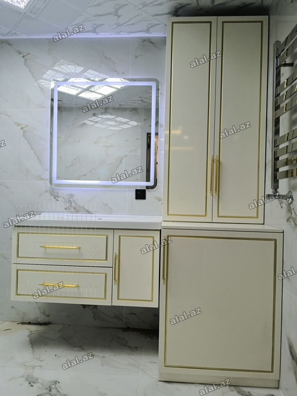 Hamam mebeli və güzgü sistemləri – dizayn və quraşdırma - Müasir və