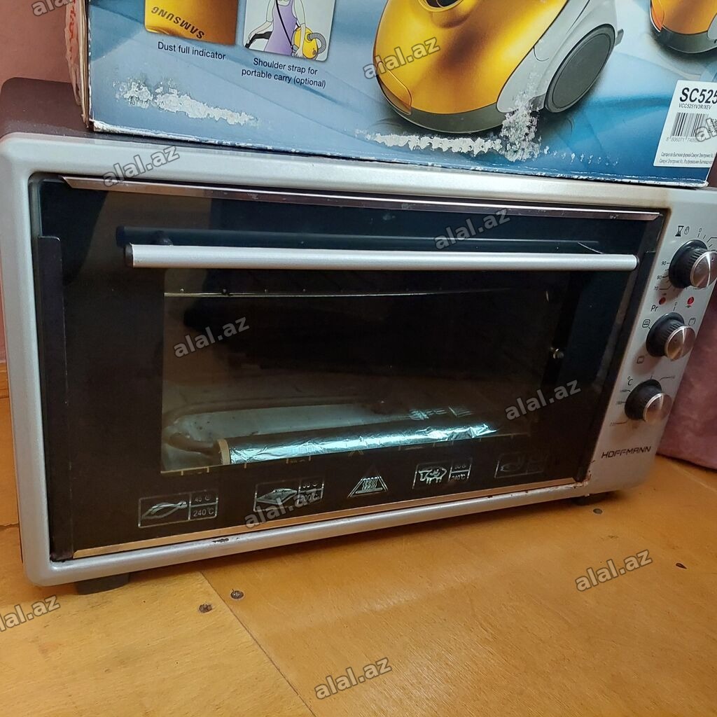 Hoffmann elektrik mini soba - Stolüstü, şüşə qapılı elektrik soba -