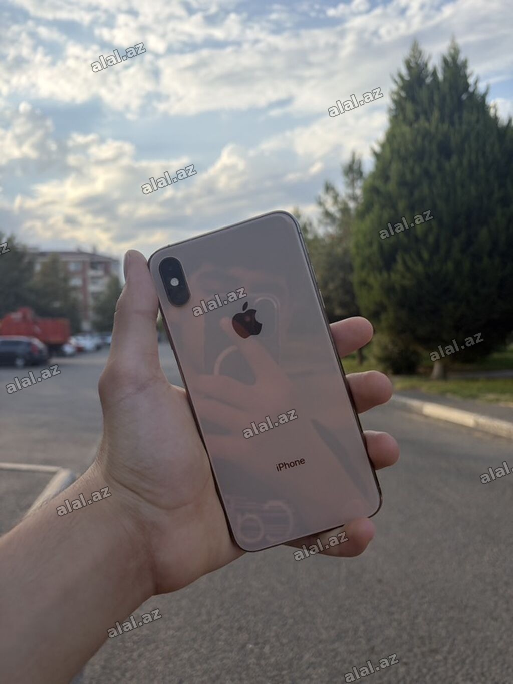 IPhone Xs Max, 256 GB, Rose Gold, Face ID, Zəmanət